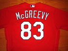 St  Louis Cardinals Michael Mcgreevy 2023 Nike Game Used Worn Jersey