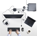 Startech 2-port Hybrid Usb-c Displayport Kvm Switch 4k 60hz W  Cables