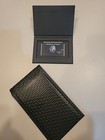 American Express Black Amex Stainless Steel Novelty Card In Gift Box 