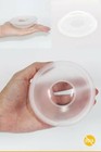 Breast Milk Collector Nursing Cups Reusable Collect Leakproof Silicone - 2 Pack