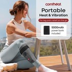 Comfheat Cordless Leg Heating Pad With Vibration For Pain Relief
