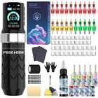 Wireless Tattoo Gun Kit - Rotary Pen With 7 Stroke Settings  Adjustable Tattoo M