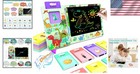 Talking Flash Cards With Lcd Writing Tablet  Autism Sensory Toys For Autistic Ch