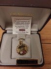 Pepsi-cola Vintage O c  Tanner 10k Gold Bottle Cap Pendant With A Diamond ruby
