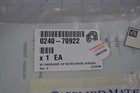 0240-70922   Kit  Hardware Hp Retro Spare Screws   Applied Materials Amat
