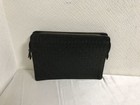 Bottega Veneta Braided Genuine Leather Clutch Bag Black Men s