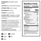 Organic Cacao Beans - Non-gmo  Kosher  Raw  Vegan - By Food To Live