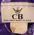 Retro Vintage Womens Cb New York Blue Floral Belted 1970s Dress Plus 20 5 Tie Nk
