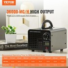 Vevor Ozone Generator 36000mg h Ozone Machine Odor Remover With 0-120min Timer