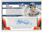Alex Bregman 2015 Usa Stars   Stripes Game Worn Button Auto   08 18 Boston