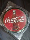 13 5 Inch Coca Cola Bottle Cap Shaped Reproduction Sign