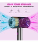 Ionic Hair Dryer  1800w Professional Blow Dryer Negative Ion Technology Diffuser