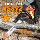 92cc Gas Pro Chainsaw With 25   Guide Bar Chain Compatible With Ms660 G660 066