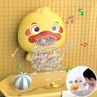 Bubble Duck Baby Bath Toy Toddler Bubble Maker Pool Bath Soap Machine