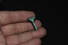 Genuine Ancient Roman Bronze Ring With Decorated Bezel Circa 1st-2nd Century Ad