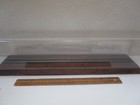 Ho 1 87 Locomotive Train Display Case W  Walnut Wood Base 18 7l 17 5 Inch Track