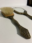 Vintage Gold Hair Brush   Mirror Vanity Set