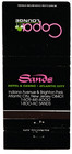 Copa Lounge Matchbook Cover Atlantic City Sands Hotel Casino Icmsc5