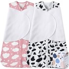 Newborn Sleep Sack Baby Swaddle 3-way Adjustable Wearable Blanket 100  Rayon 