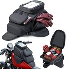 Nomad Motorcycle Tank Bag     4l Heavy Duty Black Gas Tank Bag With Touchscreen
