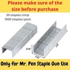 Light Duty Staples  5 16 Inch  8 Mm  1000 box  Fine Wire  For Mr  Pen Staple Gun
