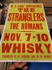 The Stranglers   Humans Super Rare Punk Rock Boxing Poster Whiskey A Go Go Clash
