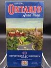 Ontario Road Map Official 1955 Vintage Department Of Highways Ontario Canada