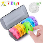 7 Days Medicine Container Holder Monthly Tablet Pill Sorter Case Organizer Box