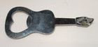 Vintage Guitar Shaped Japan Stainless Steel Bar Beer Bottle Juice Can Opener