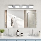 30  Led Vanity Light 4 Lights Chrome Wall Lamp Bathroom Mirror Sconce Fixture