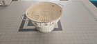 Vintage Pfaltzgraff Naturewood Enamel Metal Handle 11  Collander strainer sieve