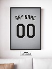 Chicago White Sox Gray Jersey Print-personalized Name   Number