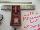 Lufkin Machinist Lot  26a-4 double Square   No 4 Grads  Temp  66 Angle  8 Joiner