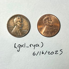 1965  d  Lincoln Vintage Error Wheat Penny  l  And  w  On Rim
