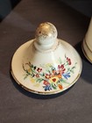 Old Antique Pharmacy Medical Opium Drug Porcelain Apothecary Jar   Lid Vtg Japan