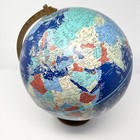 Beautiful Replogle Designer Series Rotating 12  Diameter World Globe Wood Base