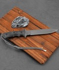 12   New Dc53 Steels Blade Linen Handle Tactics Survival Hunting Knife Vth118p