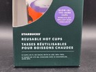 Starbucks Halloween Glow In The Dark 16 Oz Cups   Lids  Set Of 6  New