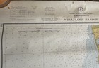 Vintage Wellfleet Harbor  Massachusetts Map Chart 1960s