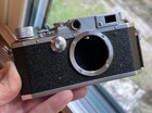 Canon Iif Rangefinder 35mm Film Camera W  Canon Flash Unit   Canon Camera Holder