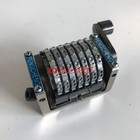 7digit Numbering Machine Horizontal Press Printing Encoder Wheel Rotate Backward
