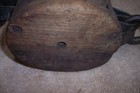 Antique Double Pulley Block   Tackle W  Hook  Vintage  Rustic
