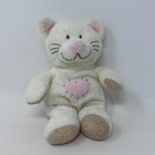 Ty Baby Pluffies Kittyhugs Plush Animal White Brown Cat Cute Cuddle Toy 6 