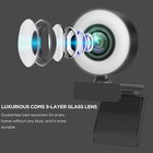 2k Webcam With Microphone For Desktop Usb Streaming Webcam - Touch Light   Stand