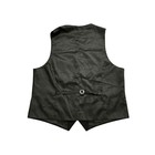 Vintage Suit Vest Mens Xxxl Black Excellent Formal Wedding Waistcoat W-7008-a6