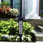 1pc Lighting House Number Light  Solar Address Sign Light With Stake solar Power