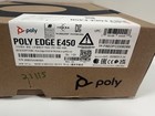 New Hp Poly Edge E450 Ip Desk Phone Poe Wi-fi Bluetooth W  Psu 89b55aa aba