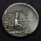 Parthian Kingdom  Gotarzes I 95-87 Bc Silver Drachm - Vf 