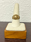 Vintage Promotional Quaker Oats Brass Baseball Ring