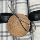 Willow Home Cloth Dinner Napkins Set Of 4 W  Black Rings Striped 18x18